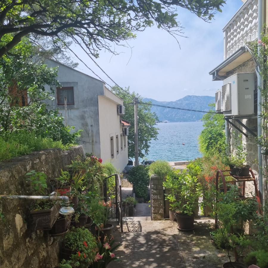 Apartment On The Shore Of The Bay Of Kotor With Free Wi-Fi Ngoại thất bức ảnh